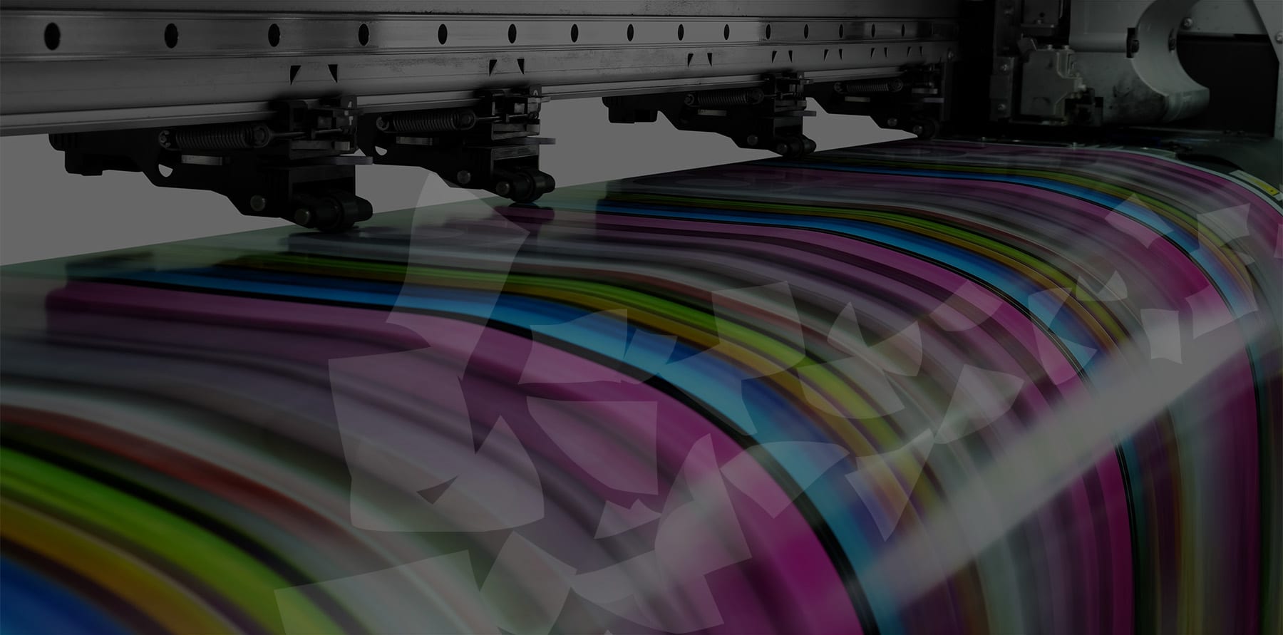 colorful printer graphic - Printco