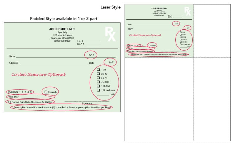 Tamper Rx Forms Printco