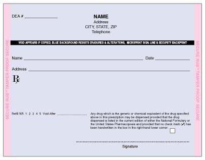 Maine Prescription Form Maine Prescription Form